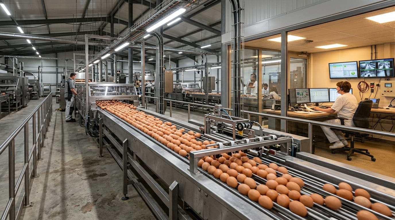 Étape 4 : Élevage de poulettes et collecte automatisée des œufs de consommation